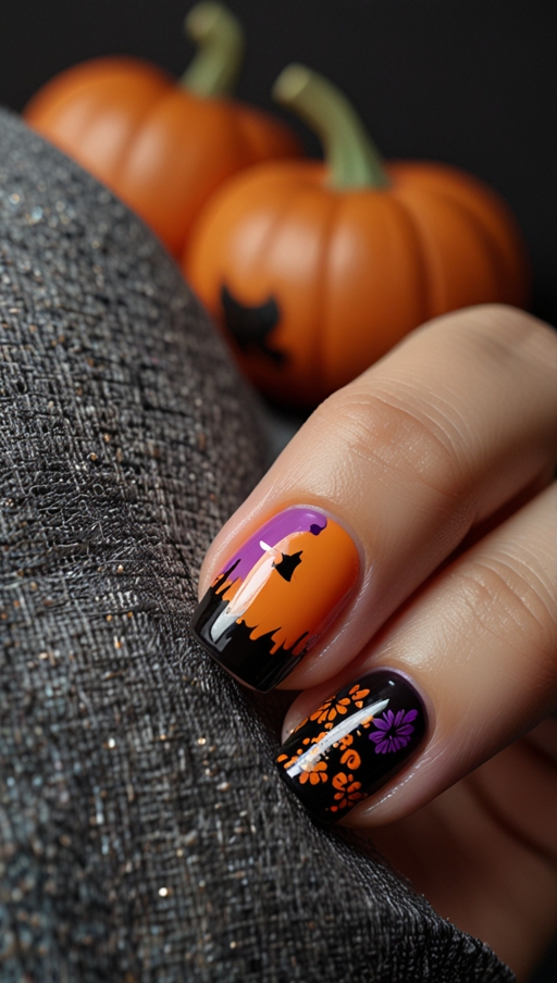 Easy Diy Halloween Nail Art For Beginners