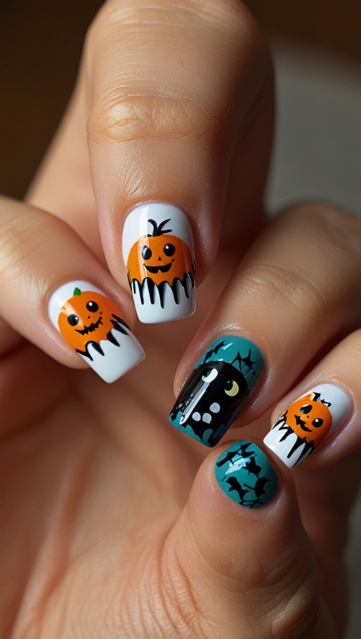Halloween Nails For Kids
