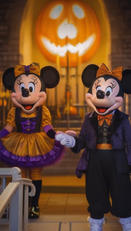 Mickey And Minnie Mouse